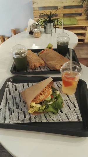 the best vegan burger ❤ at Farma Burgerownia Roslinna in Krakow