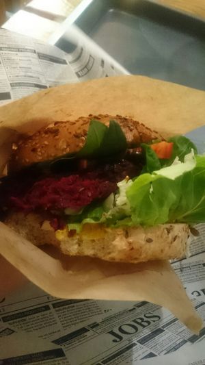 buraczex at Farma Burgerownia Roslinna in Krakow