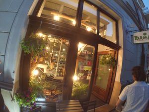 The best vegan place in Krakow at Farma Burgerownia Roslinna in Krakow