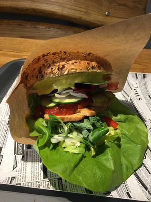 Farma burger!  at Farma Burgerownia Roslinna in Krakow