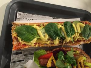 zapikanka at Farma Burgerownia Roslinna in Krakow