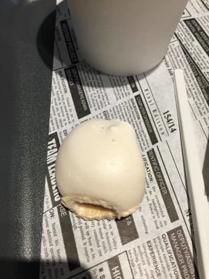 aquafava cake at Farma Burgerownia Roslinna in Krakow