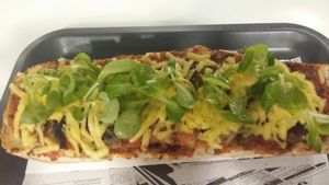 Zapiekanka at Farma Burgerownia Roslinna in Krakow