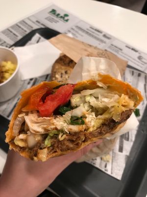 gyros at Farma Burgerownia Roslinna in Krakow