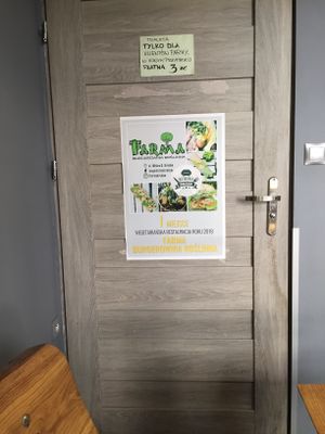 Inside  at Farma Burgerownia Roslinna in Krakow