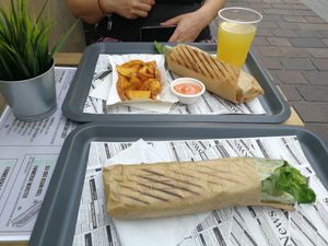 Wraps at Farma Burgerownia Roslinna in Krakow