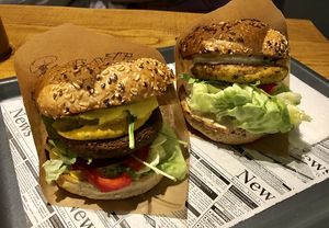 Burgers 🍔  at Farma Burgerownia Roslinna in Krakow