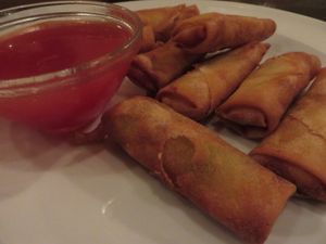 No. 9 Vegetarian mini springrolls (vegan) at Asia Wok in Saarbrucken
