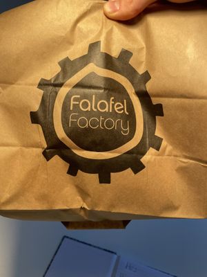 Logo  at Falafel Factory in Copenhagen
