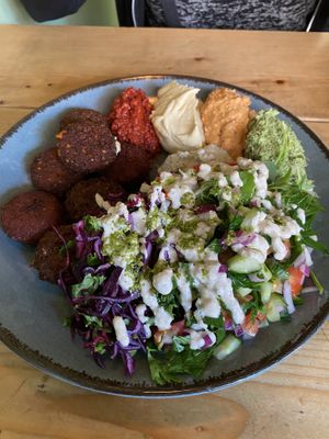 Small plate  at Falafel Factory in Copenhagen