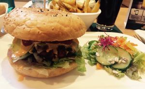 Chili-burger at Burgerglück in Goslar