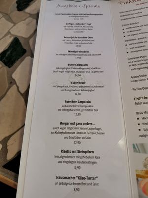 Vegan|Vegetarian Menu at Schneeweiss + Rosenrot in Goslar