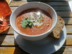 Vegan Soljanka at Schneeweiss + Rosenrot in Goslar