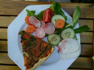 Vegetable Cake at Schneeweiss + Rosenrot in Goslar