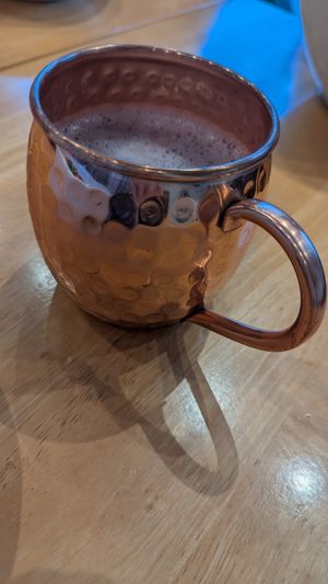 Mocktail at Glow Juicery in Duncan