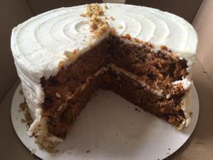 By far one of the best carrot cakes I have eaten. The carrot filling was delicious, not too sweet. The lemon icing was such a complimenting taste. And it's vegan! Wow. Impressed.  at Peace of Cake - Dark Kitchen in Naucalpan De Juarez