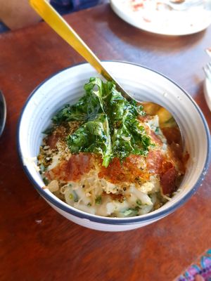 Mac and Cheeze at Greenhouse Canteen & Bar in Tallebudgera-vallley