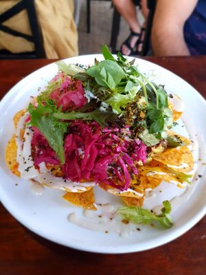 Nachos at Greenhouse Canteen & Bar in Tallebudgera-vallley