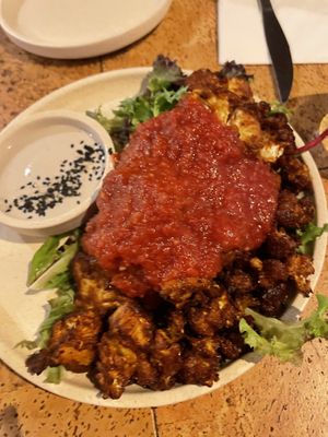 Cauliflower wings   at Greenhouse Canteen & Bar in Tallebudgera-vallley