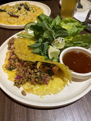 Vietnamese pancake  at Greenhouse Canteen & Bar in Tallebudgera-vallley