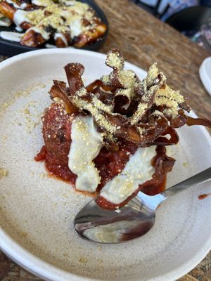 Meat balls  at Greenhouse Canteen & Bar in Tallebudgera-vallley