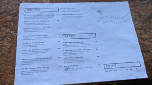 Menu January 2024 #Veganuary at Greenhouse Canteen & Bar in Tallebudgera-vallley