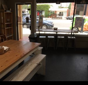 Inside seating. at World Empanadas in Burbank