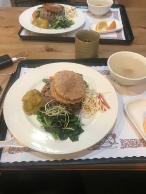 Try this out! at Lǜ Yě SùShí 綠也素食 in Taipei