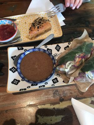 Sausage Rolls. Summer Rolls at Rawthentic Organic Unbakery & Farmacy in Gold Coast