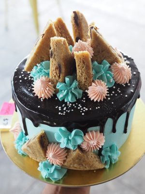 Choc chip cookie cake  at Veganyumm Bakehouse in Brisbane