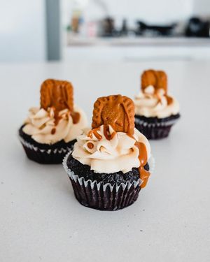 Biscoff cupcake. Love em. at Veganyumm Bakehouse in Brisbane