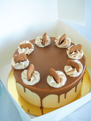 Biscoff cake  at Veganyumm Bakehouse in Brisbane