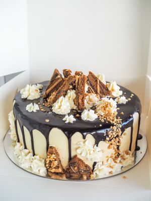 Peanut butter bomb cake  at Veganyumm Bakehouse in Brisbane