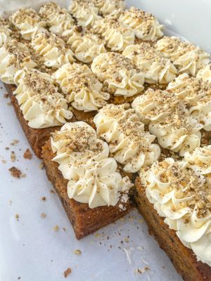 Carrot cake! One of our best sellers  at Veganyumm Bakehouse in Brisbane