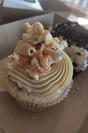 Caramel Popcorn Cupcake! at Veganyumm Bakehouse in Brisbane