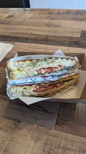 Chicken Toasty at Veganyumm Bakehouse in Brisbane