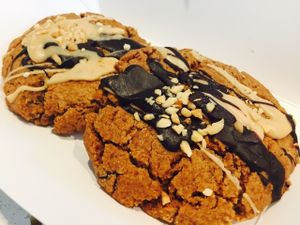 Peanut butter chocolate cookies  at Veganyumm Bakehouse in Brisbane