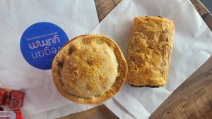 Pie & Sausage Roll at Veganyumm Bakehouse in Brisbane