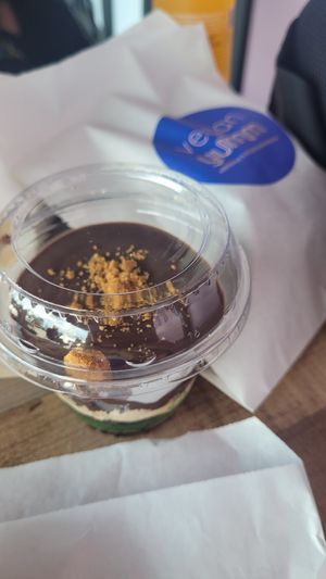 Biscoff Trifle at Veganyumm Bakehouse in Brisbane