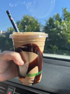 Snickers milkshake    at Veganyumm Bakehouse in Brisbane