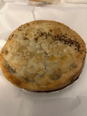 Tasty stayk and pepper pie. A bit of relish would have made it next level.  at Veganyumm Bakehouse in Brisbane