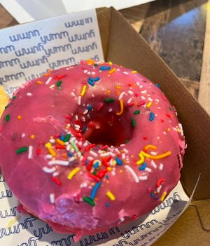 Homer donut   at Veganyumm Bakehouse in Brisbane