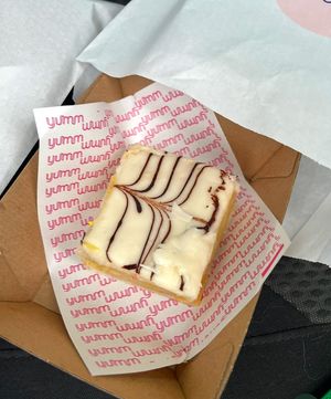 Custard slice  at Veganyumm Bakehouse in Brisbane
