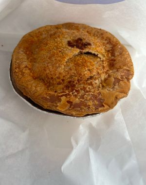 Creamy chykin pie   at Veganyumm Bakehouse in Brisbane