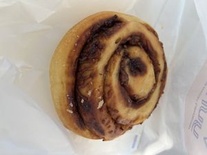 Vegemite scroll  at Veganyumm Bakehouse in Brisbane