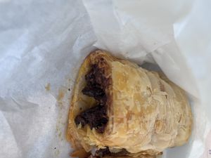 Sausage roll  at Veganyumm Bakehouse in Brisbane