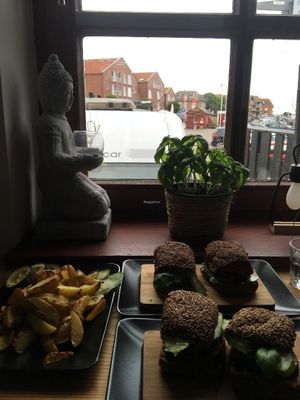 Basil Avocado sandwiches
 at Surf Shop Roastery in Orth