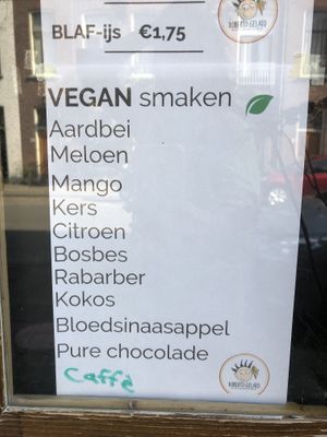 caffe was the special of the week  at Roberto Gelato in Utrecht