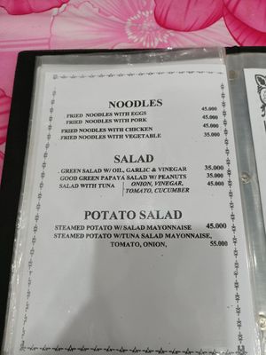 Menu 5 at Nhu Ngoc in Hoi An