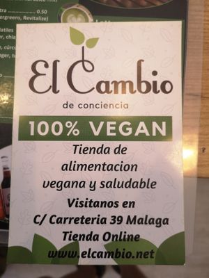 Flyer seen at REVIV in Malaga at El Cambio in Malaga